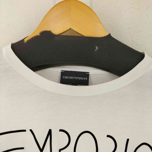 エンポリオアルマーニ EMPORIO ARMANI フロントロゴプリントTシャツ メンズ US:38