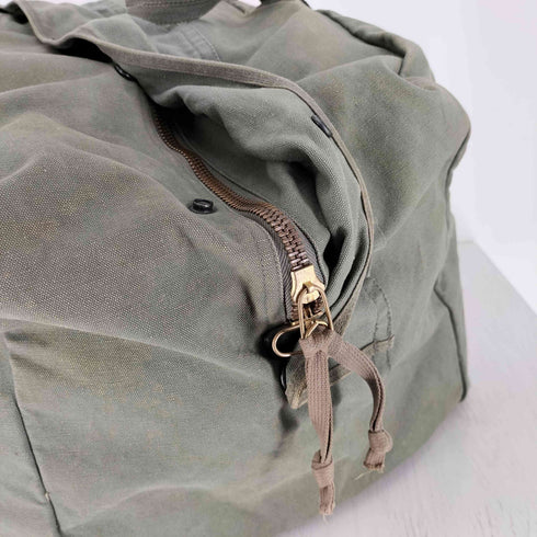 ユーエスアーミー U.S. ARMY USA製 米陸軍航空隊 AVIATOR'S KIT BAG AN 6505-1 PROPERTY U.S.GOVERNMENT ステンシル アビエイター キット バッグ CONMAR ジップ メンズ