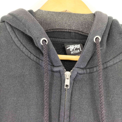 ステューシー Stussy 両面刺繍ジップアップパーカー メンズ import:M