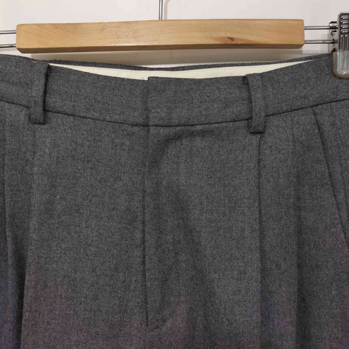 ユナイテッドアローズ UNITED ARROWS フランネル 2タック テーパードパンツ レディース JPN:36