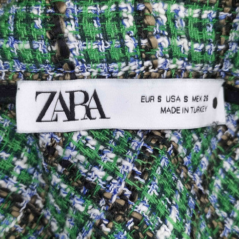 ザラ ZARA ツイードフレアスカート レディース US S