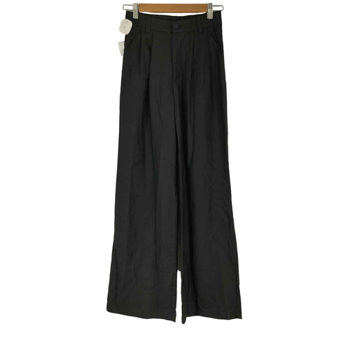 2タック ワイドスラックスパンツ レディース JPN:M