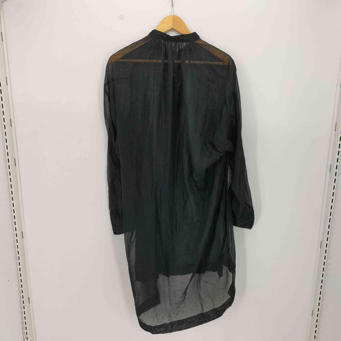 ヴィヴィアンウエストウッドレッドレーベル Vivienne Westwood RED LABEL バンドカラー シアーロングシャツ レディース 00 (M)