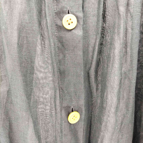 ヴィヴィアンウエストウッドレッドレーベル Vivienne Westwood RED LABEL バンドカラー シアーロングシャツ レディース 00 (M)