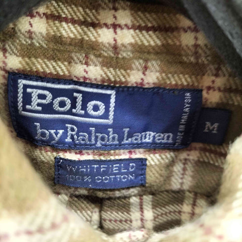 ポロバイラルフローレン Polo by RALPH LAUREN WHITFIELD ポニーなし ロングスリーブシャツ メンズ import:M
