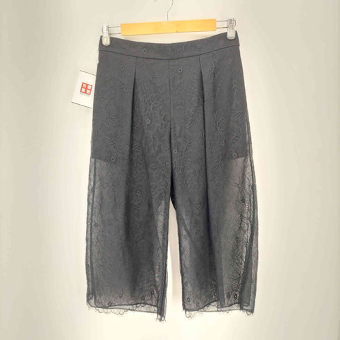 ルシェルブルー LE CIEL BLEU フラワーレース クロップドパンツ レディース JPN:38