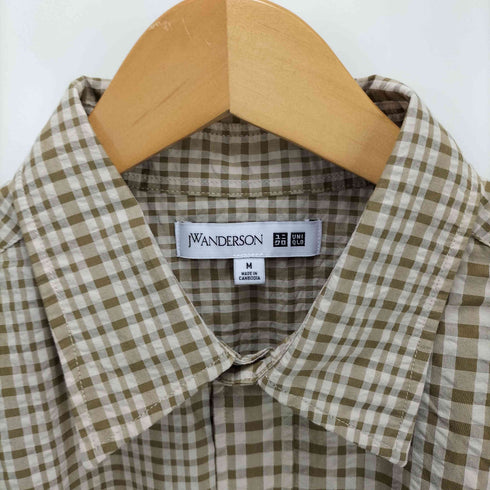 ユニクロジェイダブリューアンダーソン UNIQLO JW ANDERSON 24SS シアサッカー シャツ メンズ JPN:M