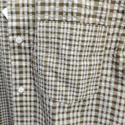 ユニクロジェイダブリューアンダーソン UNIQLO JW ANDERSON 24SS シアサッカー シャツ メンズ JPN:M
