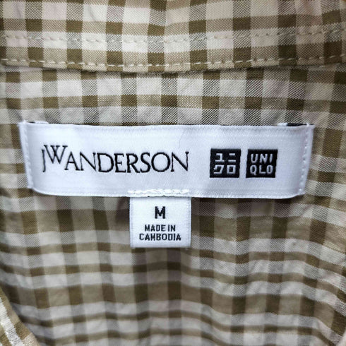 ユニクロジェイダブリューアンダーソン UNIQLO JW ANDERSON 24SS シアサッカー シャツ メンズ JPN:M