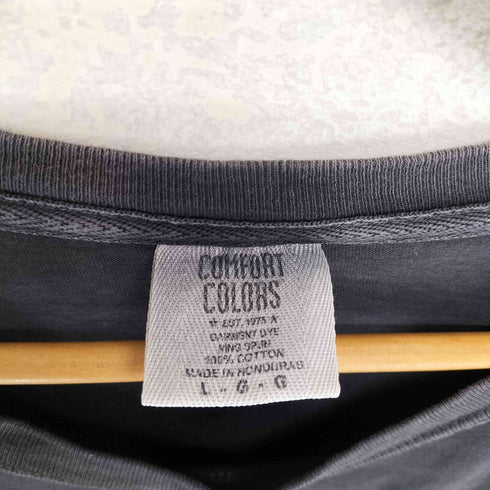 コンフォートカラーズ COMFORT COLORS ロゴプリント クルーネックTシャツ カットソー メンズ JPN:L