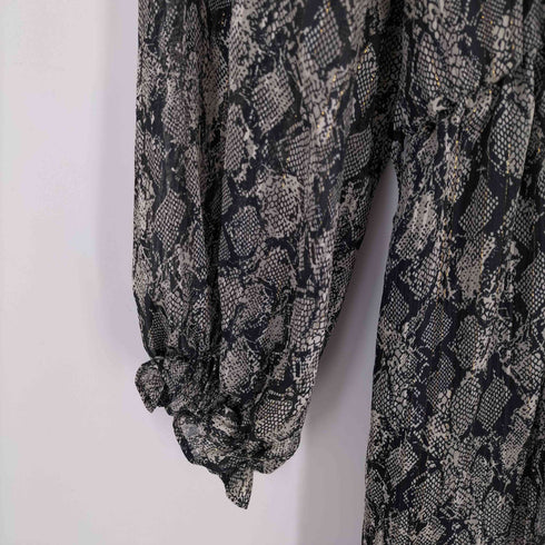 ザラ ZARA パイソンドレス レディース import:M