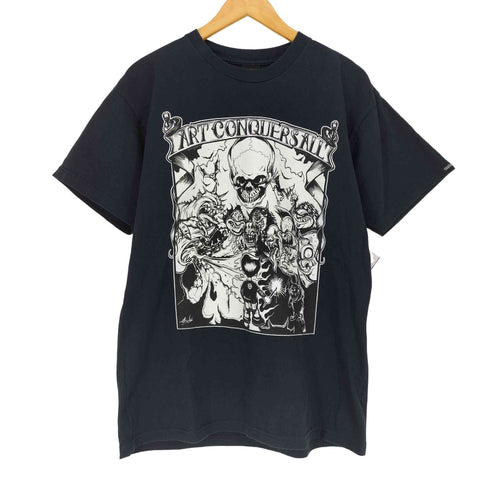 ステューシー Stussy USA製 CUSTOMADE グラフィックプリント 半袖Tシャツ カットソー メンズ JPN:2