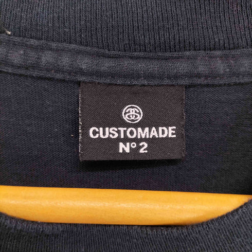 ステューシー Stussy USA製 CUSTOMADE グラフィックプリント 半袖Tシャツ カットソー メンズ JPN:2