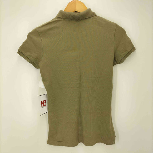 ラルフローレン RALPH LAUREN ビーズ ビッグ ポニー 5連ボタン S/S ポロシャツ レディース import:S