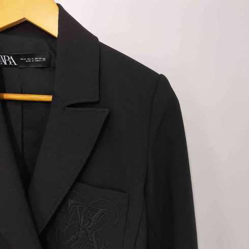 ザラ ZARA エンブレムボタンダブルジャケット レディース S
