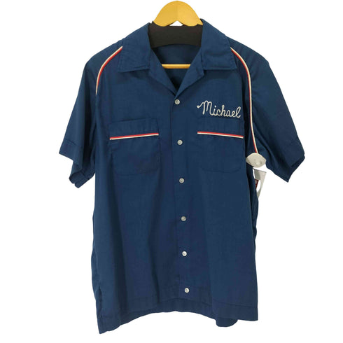 ヒルトン HILTON 70S USA製 ボーリングシャツ メンズ import:L