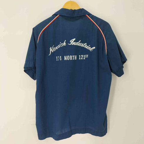 ヒルトン HILTON 70S USA製 ボーリングシャツ メンズ import:L