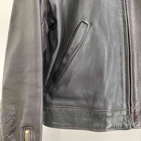 ショット Schott 80-90S USA製 TALON ジップ シングル レザー ライダースジャケット メンズ import:M