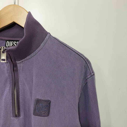ディーゼル DIESEL S-ARAGON SWEAT-SHIRTハーフジップトレーナー レディース S