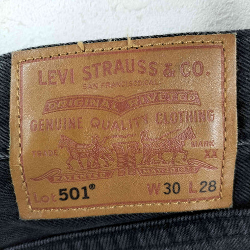 リーバイス Levis 別注501(R) ORIGINAL BLACK メンズ 30inch