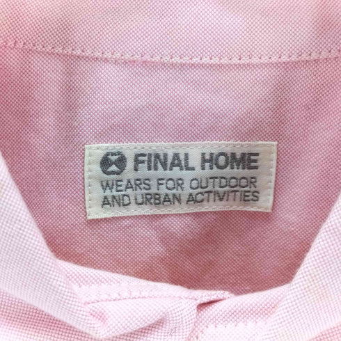 ファイナルホーム FINAL HOME フリルスタッズシャツ メンズ JPN:M