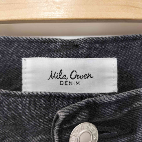 ミラオーウェン Mila Owen ハイウエストワイドテーパードデニムパンツ レディース 0