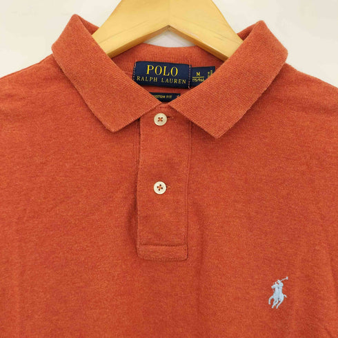 ポロラルフローレン POLO RALPH LAUREN CUSTOM FIT ポニー刺繍 ポロシャツ メンズ import:M