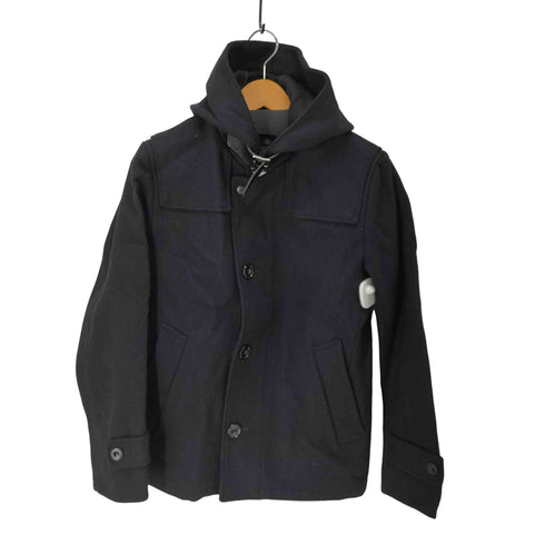 ビューティーアンドユースユナイテッドアローズ BEAUTY & YOUTH UNITED ARROWS ベルト付き ウールフーデッドPコート メンズ JPN:M
