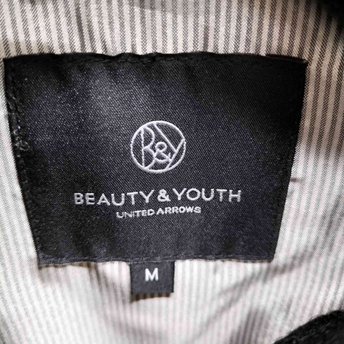 ビューティーアンドユースユナイテッドアローズ BEAUTY & YOUTH UNITED ARROWS ベルト付き ウールフーデッドPコート メンズ JPN:M