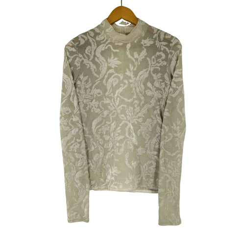 ミューラル MURRAL Snowflake jacquard velor top レディース JPN:1