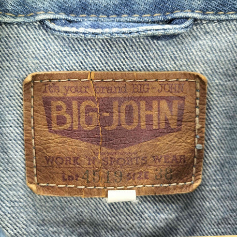 ビッグジョン BIG JOHN デニムジャケット メンズ 38
