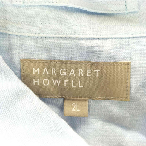 マーガレットハウエル MARGARET HOWELL リネンシャツ メンズ 2L