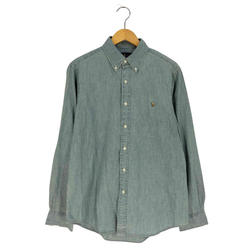 ラルフローレン RALPH LAUREN CLASSIC FIT ポニー刺繍 ボタンダウンシャツ メンズ import:M
