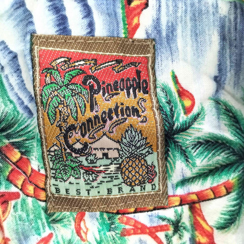 パイナップルコネクション Pineapple Connection (パイナップルコネクション) レーヨンアロハシャツ メンズ