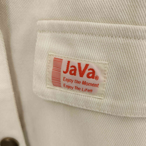 ジャバ JaVa 裏地キルティングコットンワークカバーオール レディース S