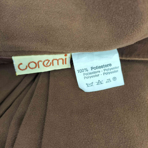 coremi サイドジップ スムース ポリ ワイド 袴 パンツ レディース