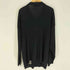 CREME DE SILK シルク レーヨン ストライプ デザイン ニット L/S シャツ メンズ XL