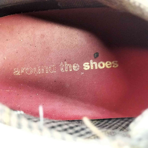 アラウンドザシューズ around the shoes スエード ワークブーツ メンズ 42