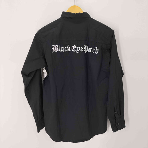 ブラックアイパッチ Black Eye Patch OE LOGO EMBROIDERED L/S SHIRT メンズ import:M
