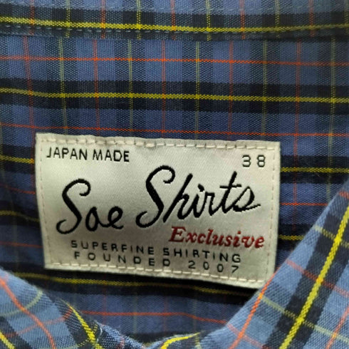 ソーイシャツ soe shirts ボタンダウンシャツ メンズ US:38