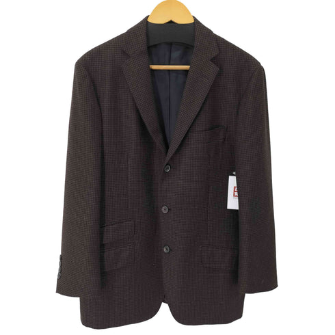 ユナイテッドアローズグリーンレーベルリラクシング UNITED ARROWS green label relaxing REDA SFODERATO 千鳥格子 シングルテーラードジャケット メンズ JPN:L