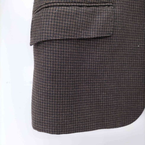 ユナイテッドアローズグリーンレーベルリラクシング UNITED ARROWS green label relaxing REDA SFODERATO 千鳥格子 シングルテーラードジャケット メンズ JPN:L