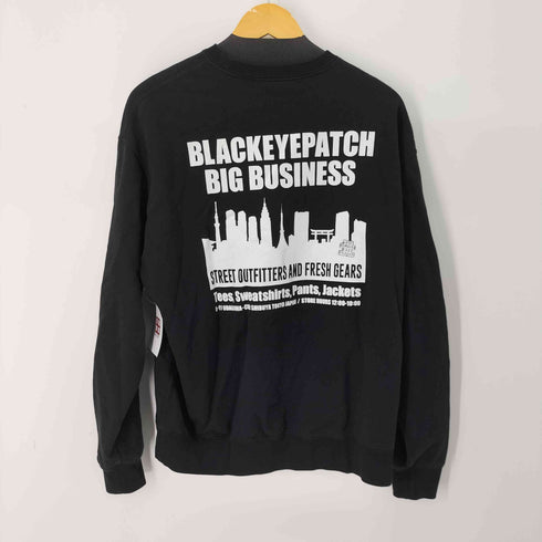 ザブラックアイパッチ THE BLACK EYE PATCH BIG BUSINESS OG LABEL CREW SWEAT メンズ import:L