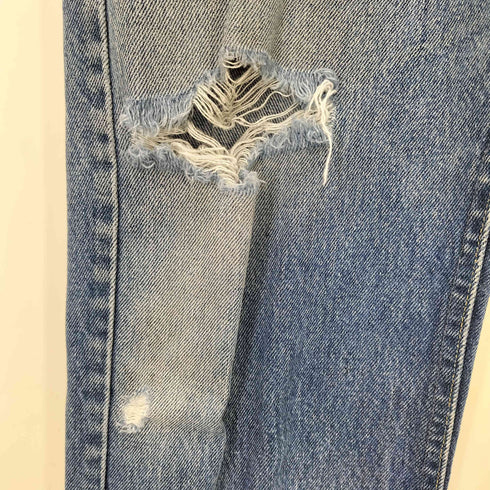 リー Lee 80-90s USA製 200-0147 ユニオンチケット ジップアップデニムパンツ メンズ