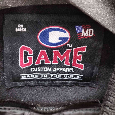 GAME CUSTOM APPAREL USA製 スウェードスカジャン メンズ