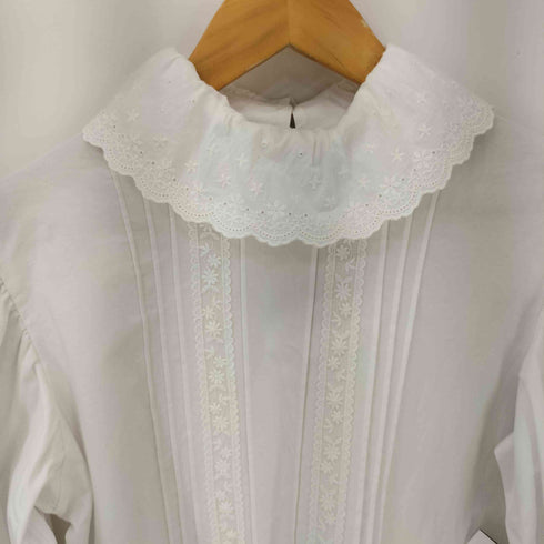 エピヌ epine classical high neck lace blouse レディース