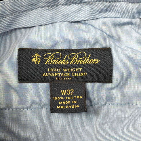 ブルックスブラザーズ BROOKS BROTHERS LIGHT WEIGHT ADVANTAGE CHINO ELLIOT ライトウェイトアドバンテージチノエリオット 2タックチノスラックス メンズ W32