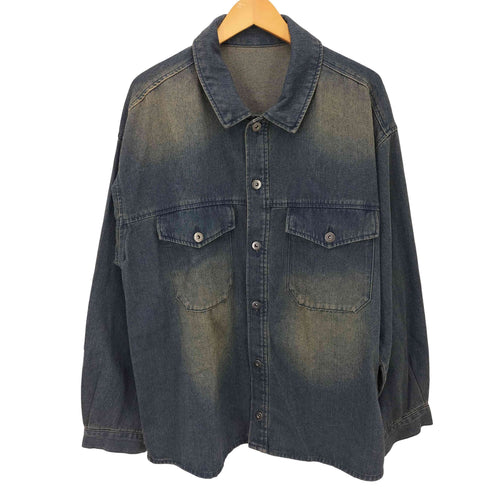 セダクル sedacle ウォッシュ デニム ジャケット メンズ import:L