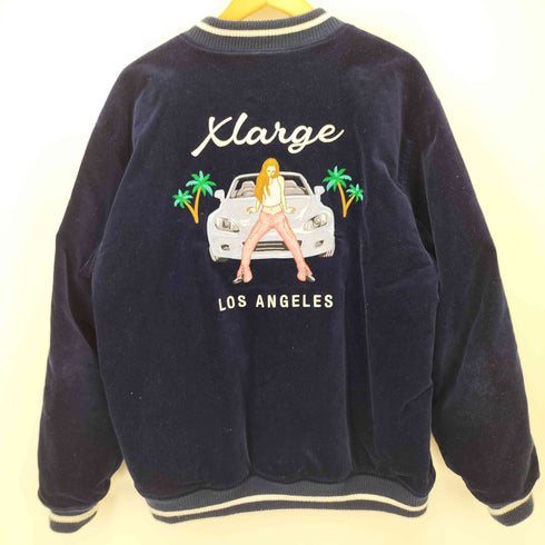 エクストララージ XLARGE REVERSIBLE FLAG GAL SOUVENIR JACKET メンズ import:L