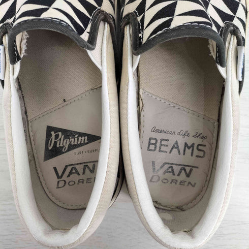 ピルグリム PILGRIM Pennant checker Slip-On ペナント柄 メンズ JPN:24